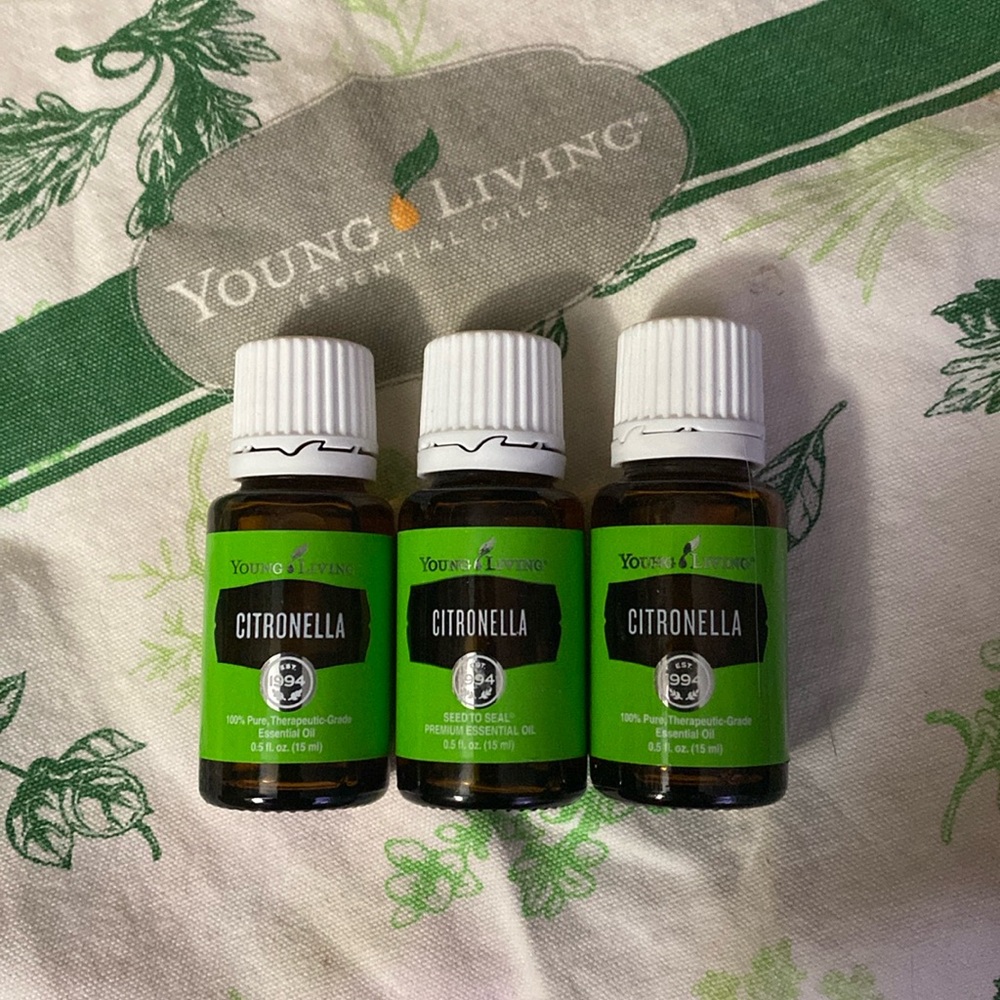 Young Living Citronella 15 ml 3 bottles new and sealed think spring and summer!